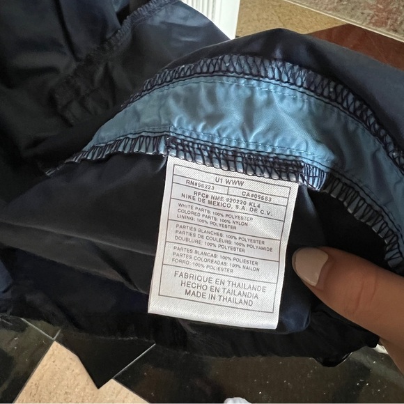 Vintage Y2K Nike Navy Blue Windbreaker Size XXL - Picture 7 of 7